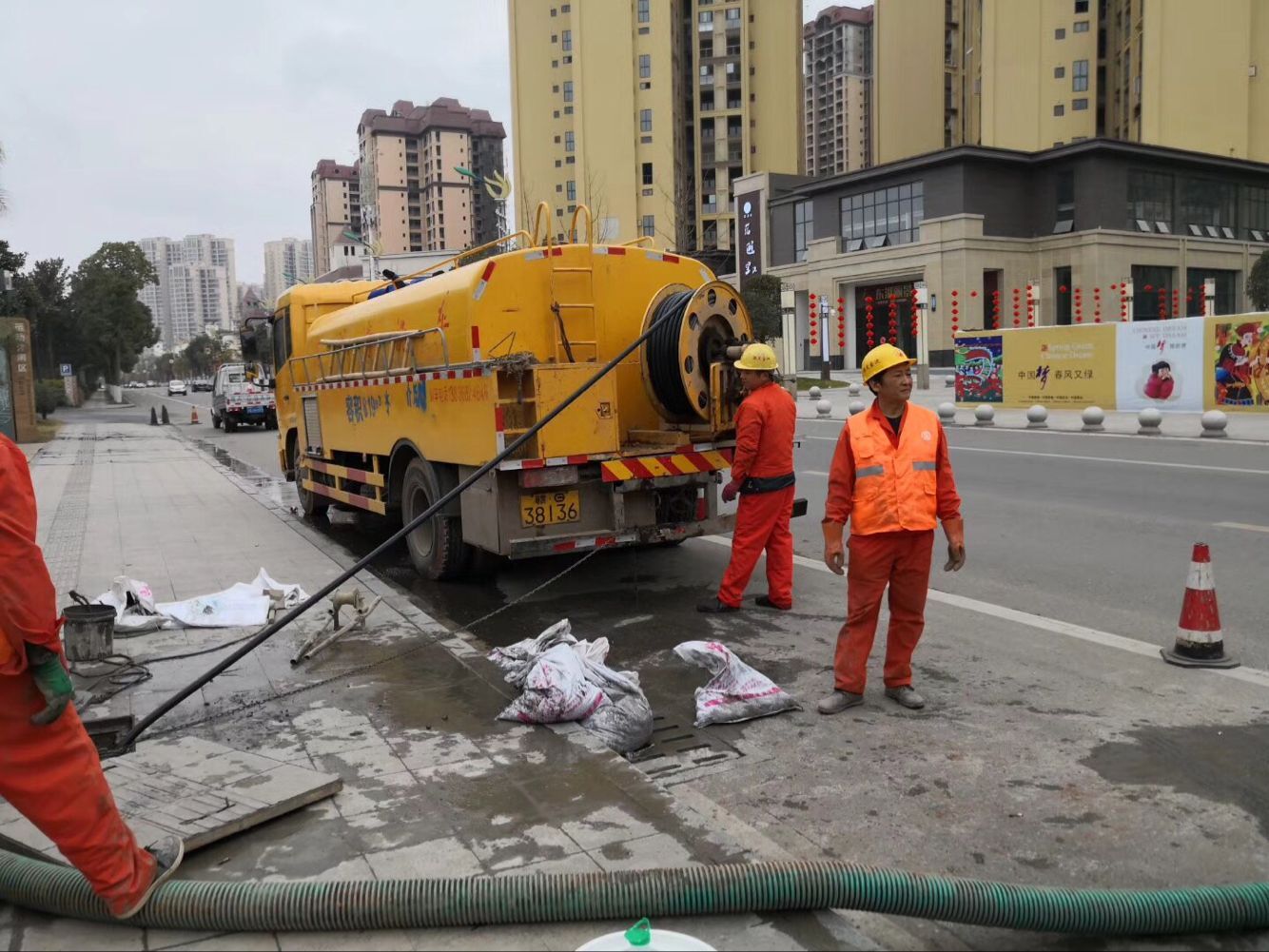满洲里排污管道清淤-管道清洗